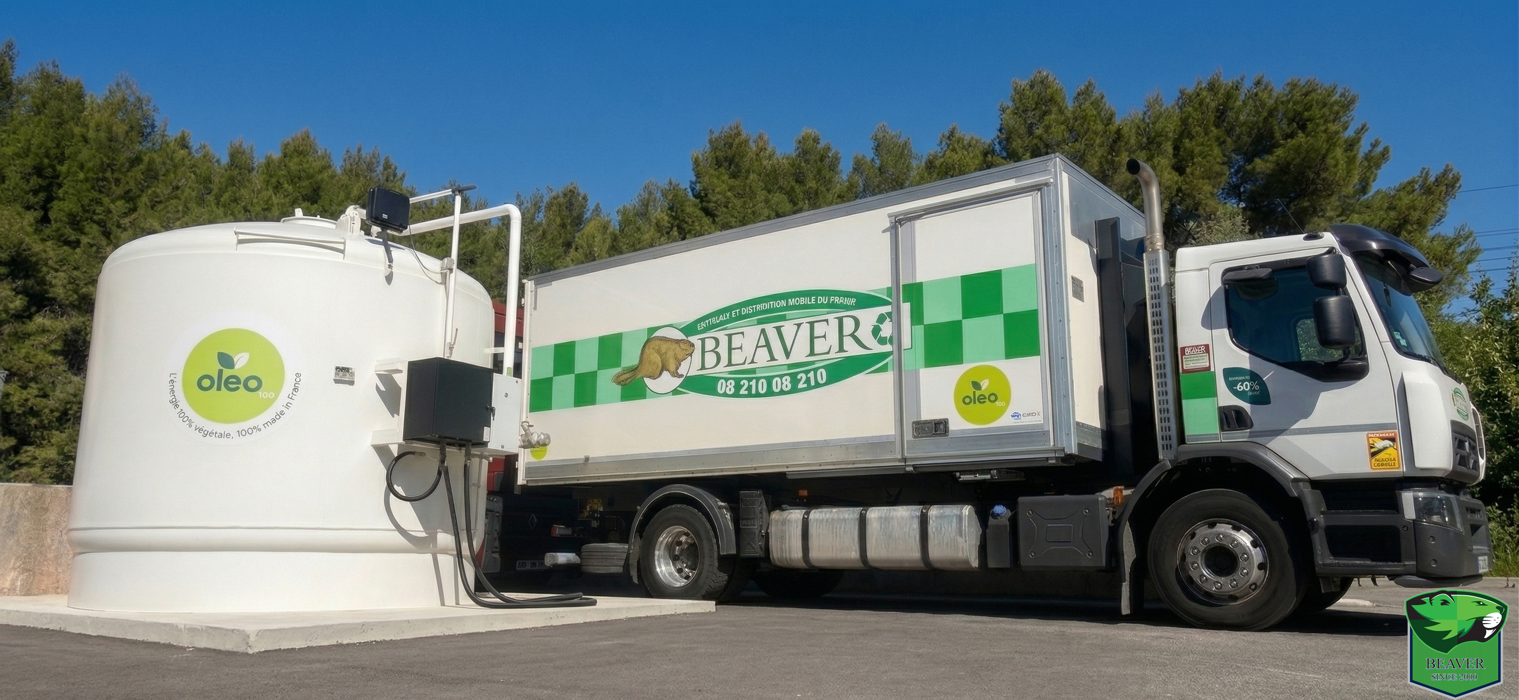 Flotte Beaver et biocarburant Oleo100